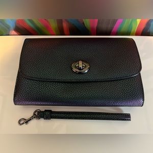 Coach Hologram Turnlock Wristlet Clutch Style #F22800